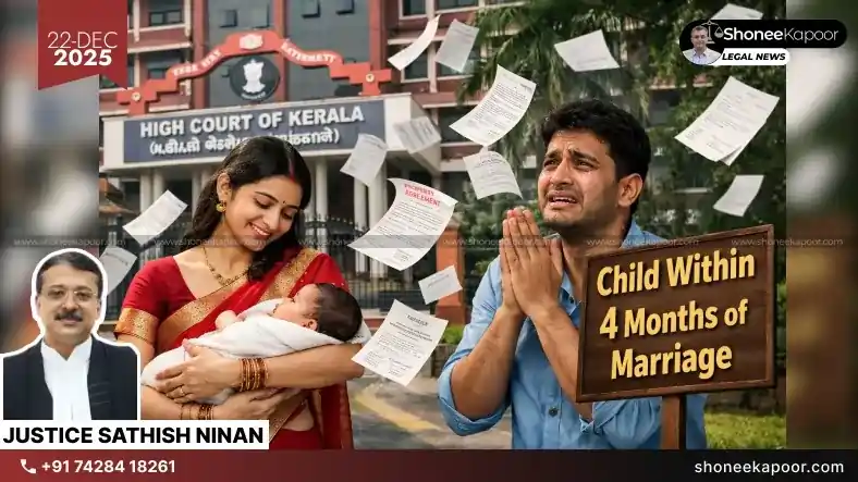 Child Born Within 4 Months of Marriage Is Legitimate: Kerala High Court Grants Equal Share to Daughter in Father’s Property