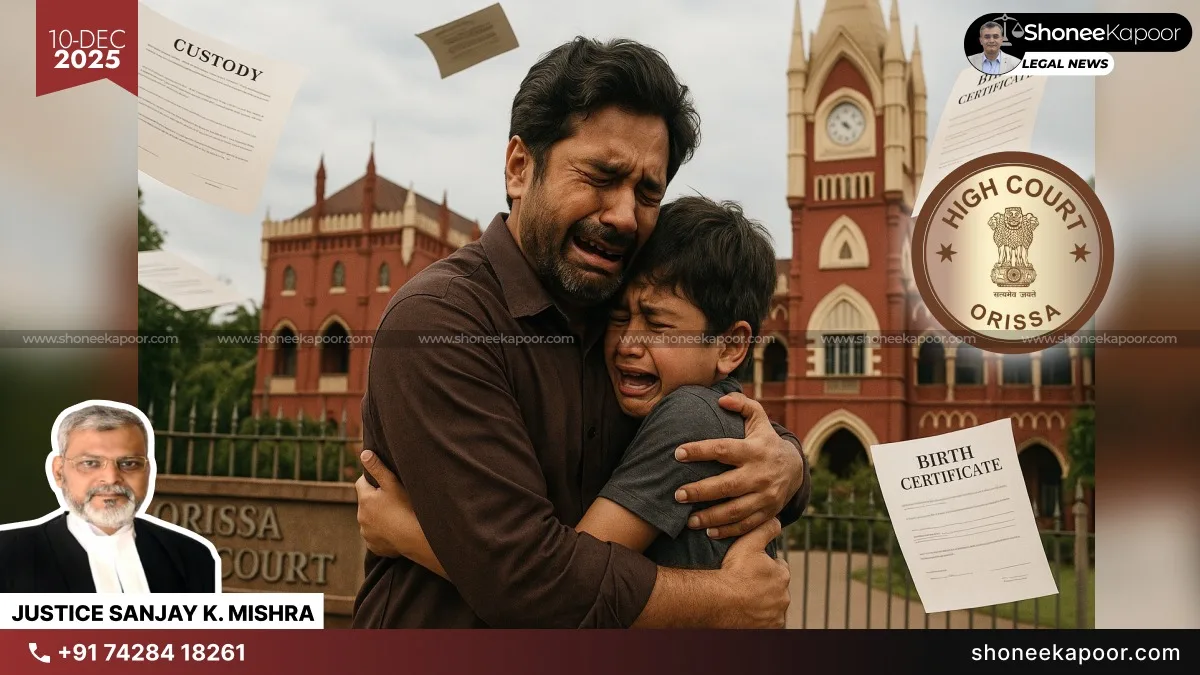 Orissa High Court: Father Cannot Be Denied Child Custody Just Because He Has No Birth Certificate Of Minor Child