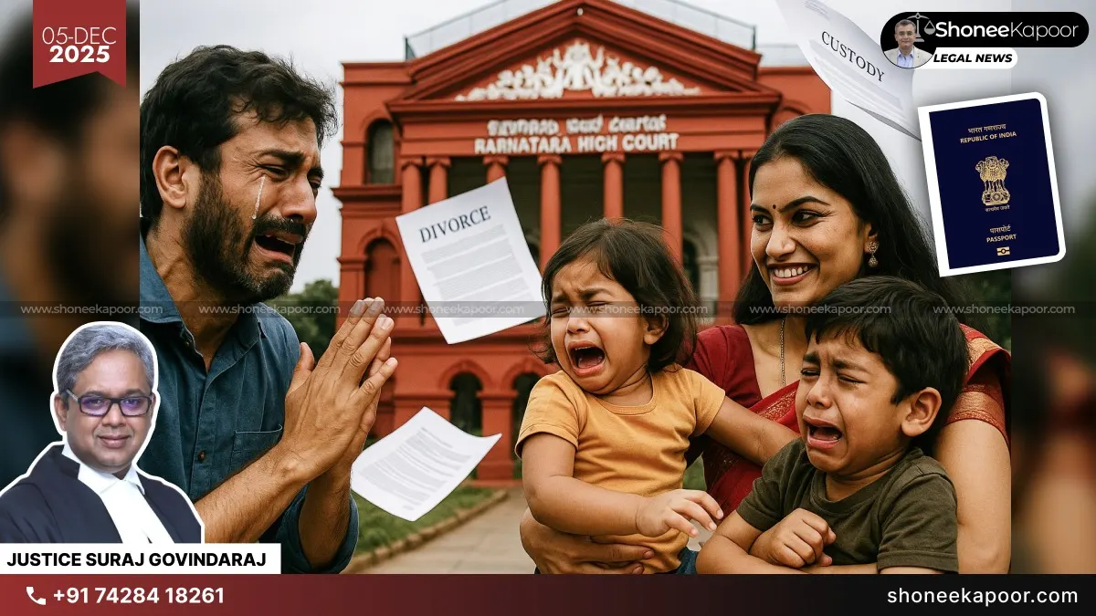 Parent Applying for Child Passport Must Attach Divorce and Custody Papers If Claimed: Karnataka High Court Stops Wife From Taking Children Away