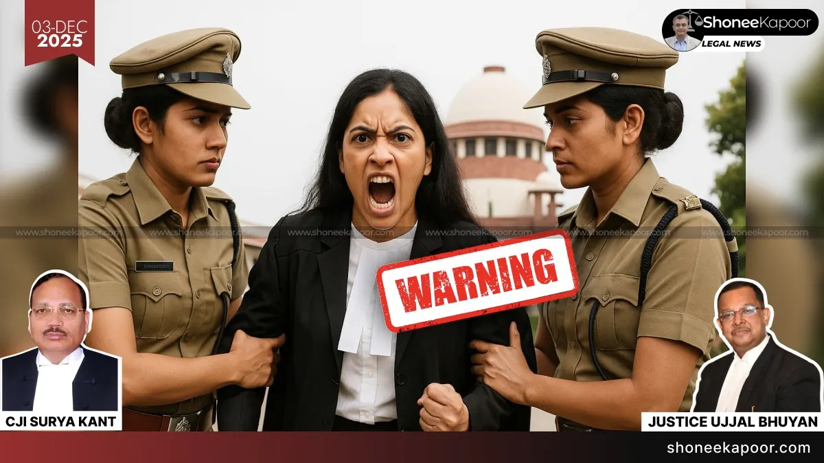 Woman Lawyer Creates Chaos Inside Supreme Court: “Don’t Misbehave, Don’t Touch Me!” | CJI Bench Stunned