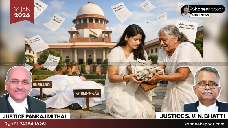 Supreme Court Cites Manusmriti, Allows Widowed Daughter-in-Law to Claim Maintenance from Father-in-Law’s Property Even After His Death