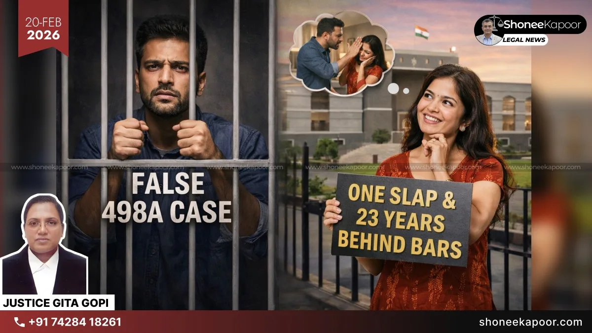 Gujarat High Court Acquits Husband In 498A Case After 23 Years: One Incident Of Slapping Wife For Staying Overnight At Parents’ Home Without Telling Him Not Cruelty