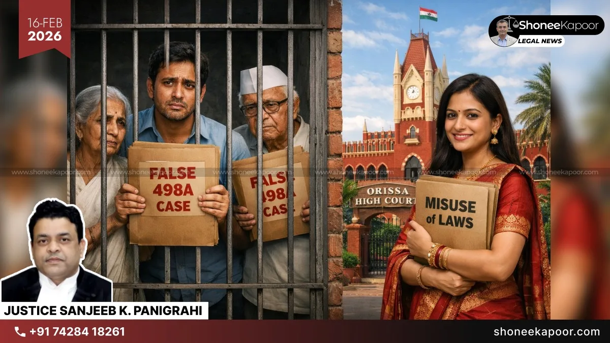 498A Misuse Exposed | Orissa High Court Quashes Case Against Innocent In-Laws, Says Trial Against Them Would Be “Sheer Harassment”