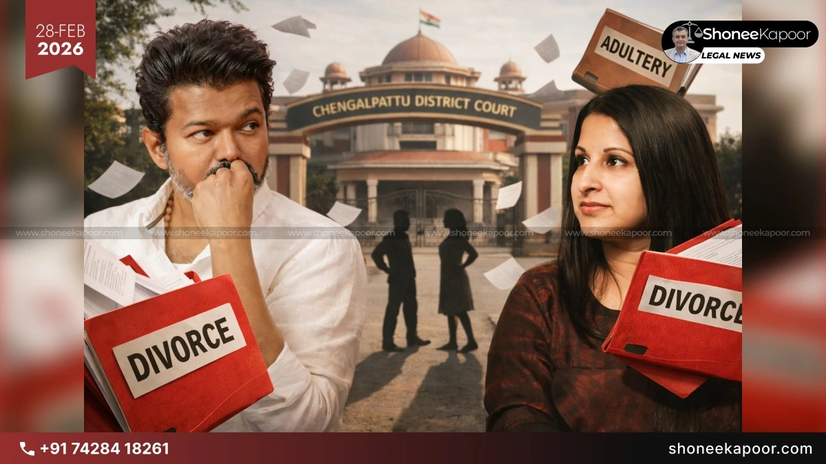 TVK Chief Thalapathy Vijay’s Wife Sangeetha Sornalingam Files for Divorce Alleging Adultery, Seeks Alimony and Media Gag Order: Chengalpattu District Court