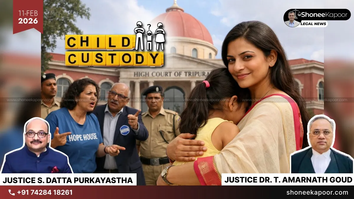 Child Custody Matters Cannot Be Decided On Legal Provisions & Technicalities. It Requires Human Touch: Tripura High Court