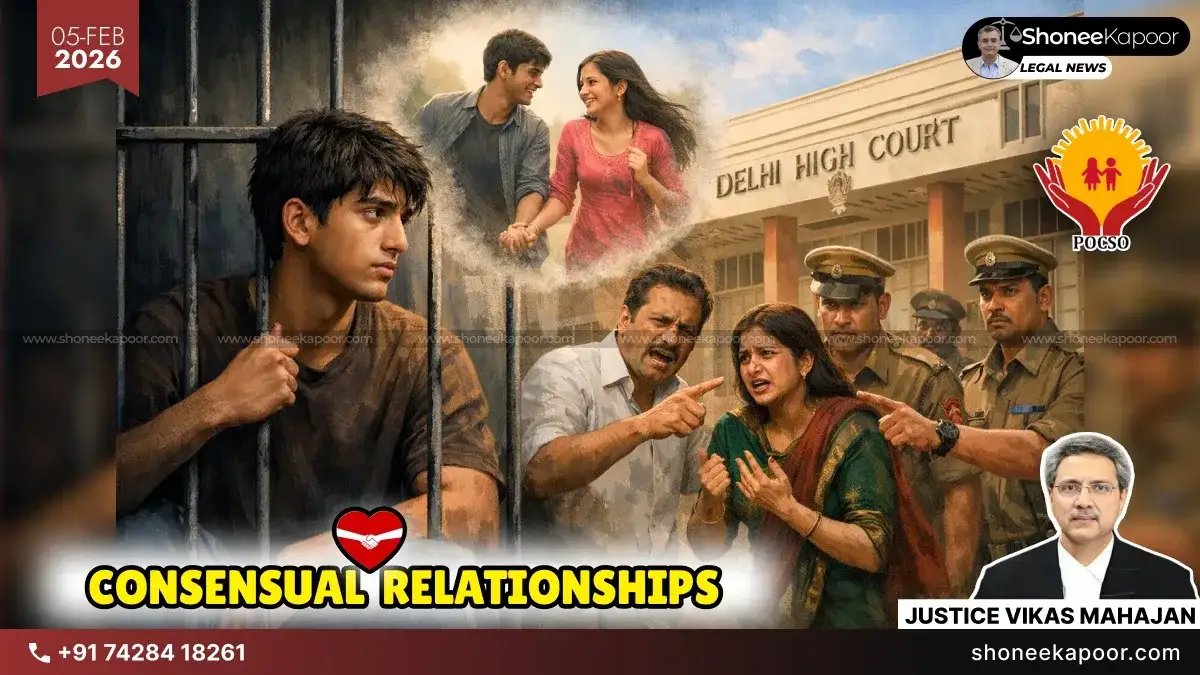 POCSO and Rape Charges Cannot Be Used to Punish Consensual Romantic Relationship with Girl Near 18 Years: Delhi High Court Grants Bail to Young Boy