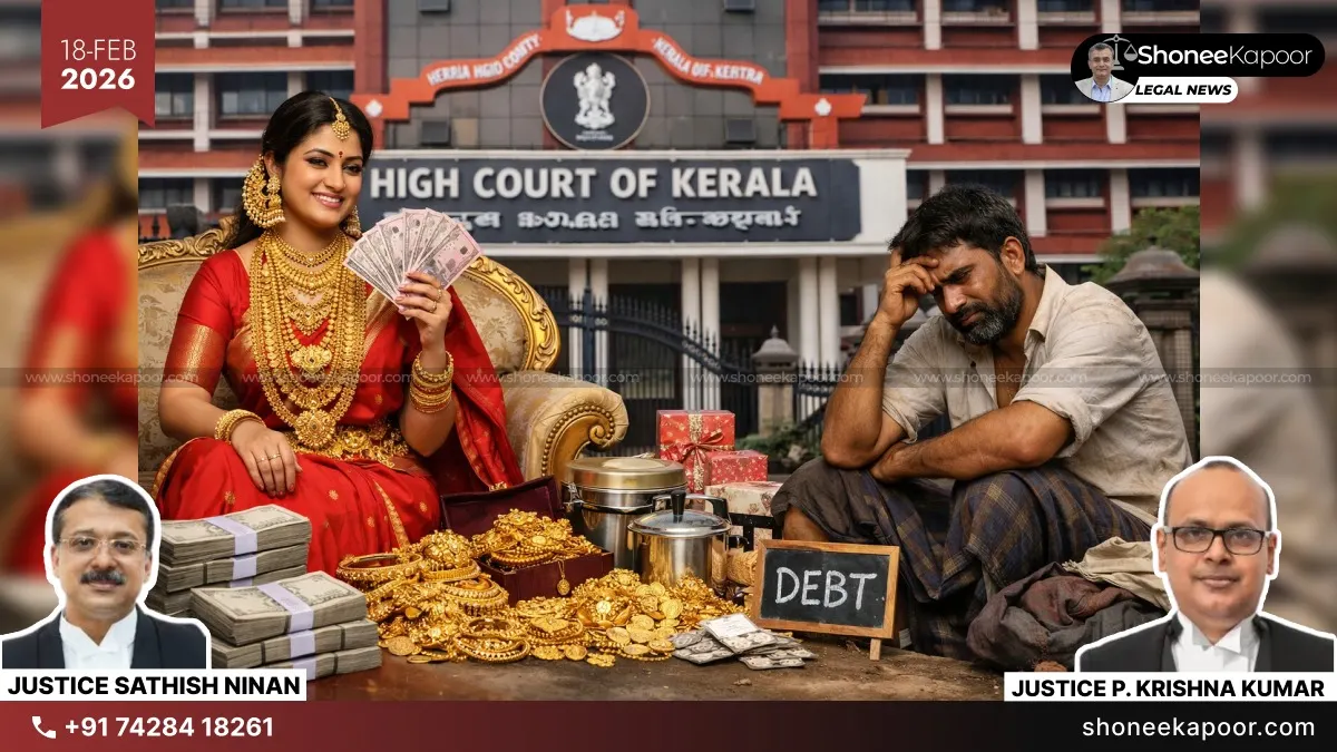 Kerala High Court Orders Coolie Husband To Return Gold, Cash & Pay Maintenance Over Wife’s Oral Testimony: Common Knowledge That Bride’s Gold Is Entrusted With Husband After Marriage