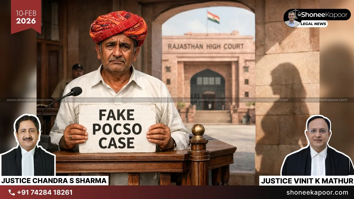Rajasthan High Court Acquits Former Sarpanch in POCSO Case: “Unnatural Behaviour For Victim To Accompany Rapist To Hotel”, Stresses Proof Beyond Doubt