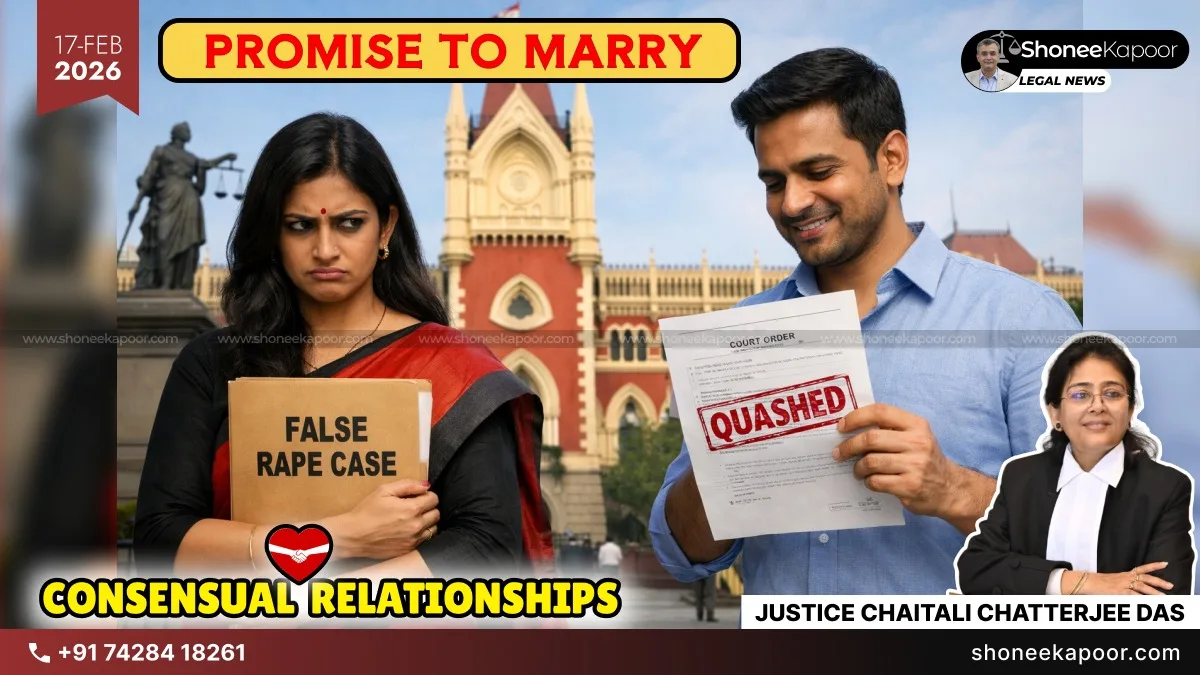 5 Years of Consensual Relationship Branded as Rape: Calcutta High Court Quashes Proceedings Against Man, Holds False Promise to Marry Must Exist From the Beginning