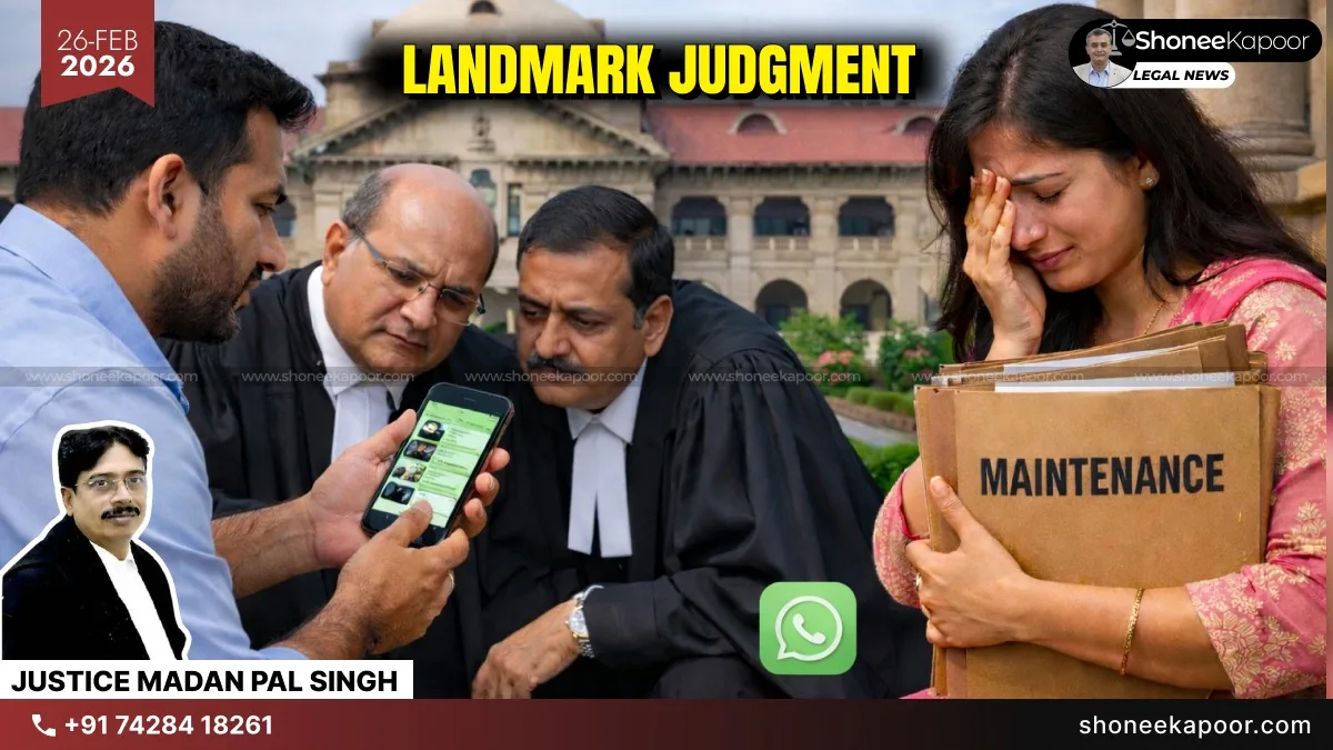 Husband Can Use WhatsApp Chats to Prove Wife’s Adultery in Maintenance Case: Allahabad High Court’s Big Relief for Men Fighting False Claims