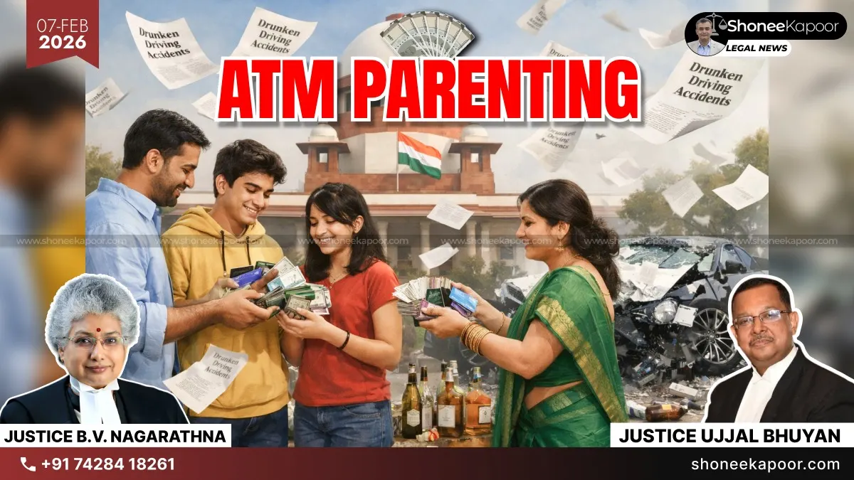 Parents To Be Blamed For Drunken Driving Accidents Caused By Kids: Supreme Court Flags ATM Parenting & Negligence