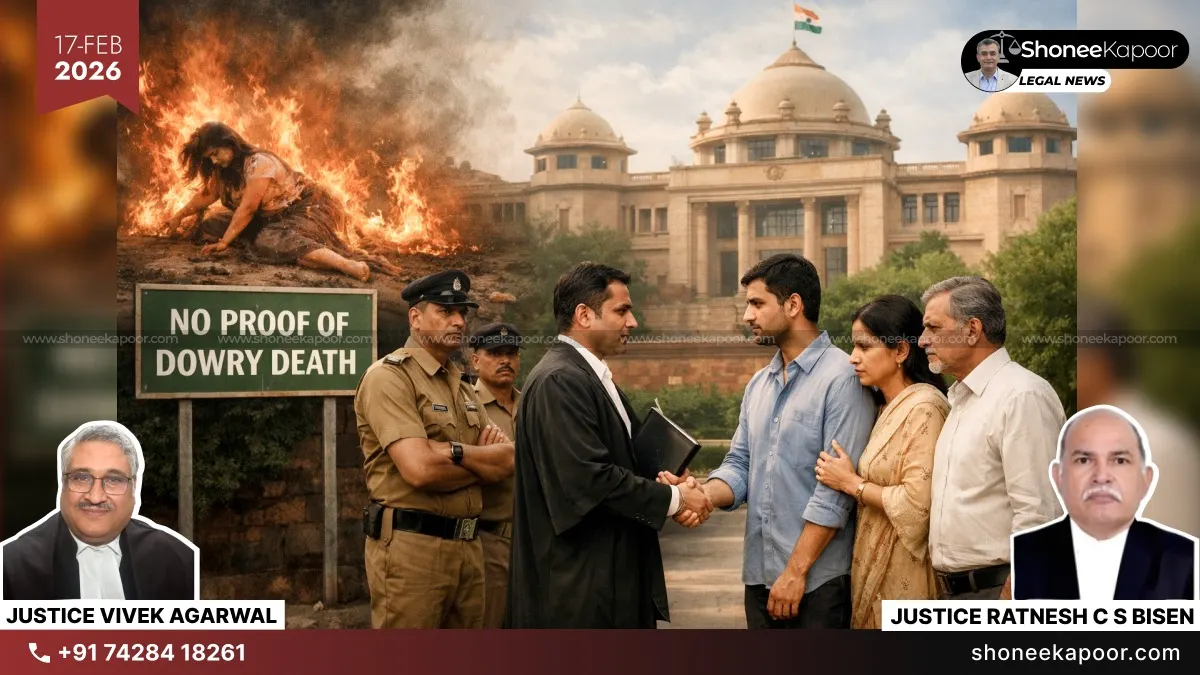 False 498A & 304B Case | No Dowry Harassment Alleged In Dying Declaration: MP High Court Protects Husband & His Family From Presumption-Based Conviction