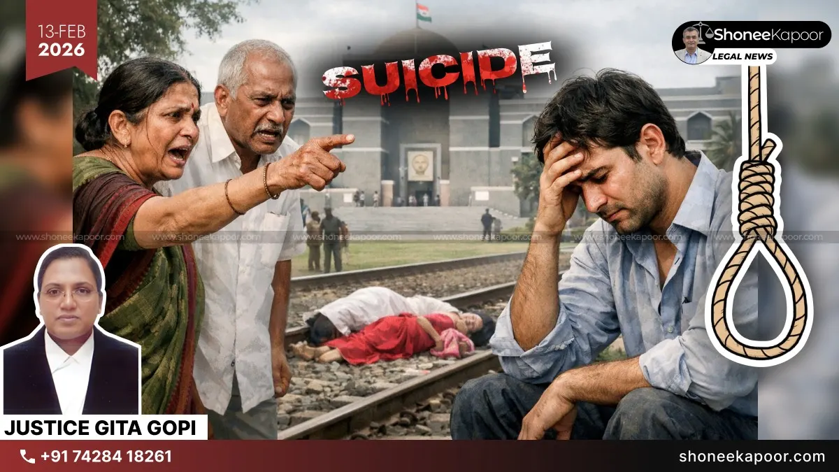 Wife’s Suicide Case | Serious Criminal Sections Like 498A and 306 IPC Cannot Be Used Casually Against a Husband Merely Because a Tragedy Has Occurred: Gujarat High Court