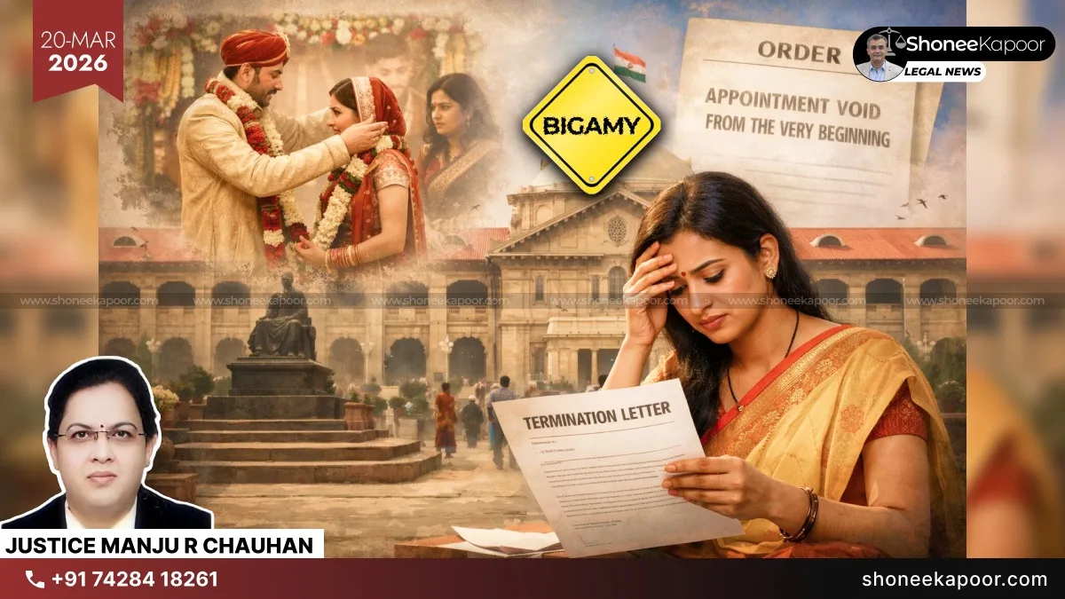 Bigamous Marriage Of Woman Before Job Not Misconduct, But Makes Her Govt Teacher Appointment Void: Allahabad High Court