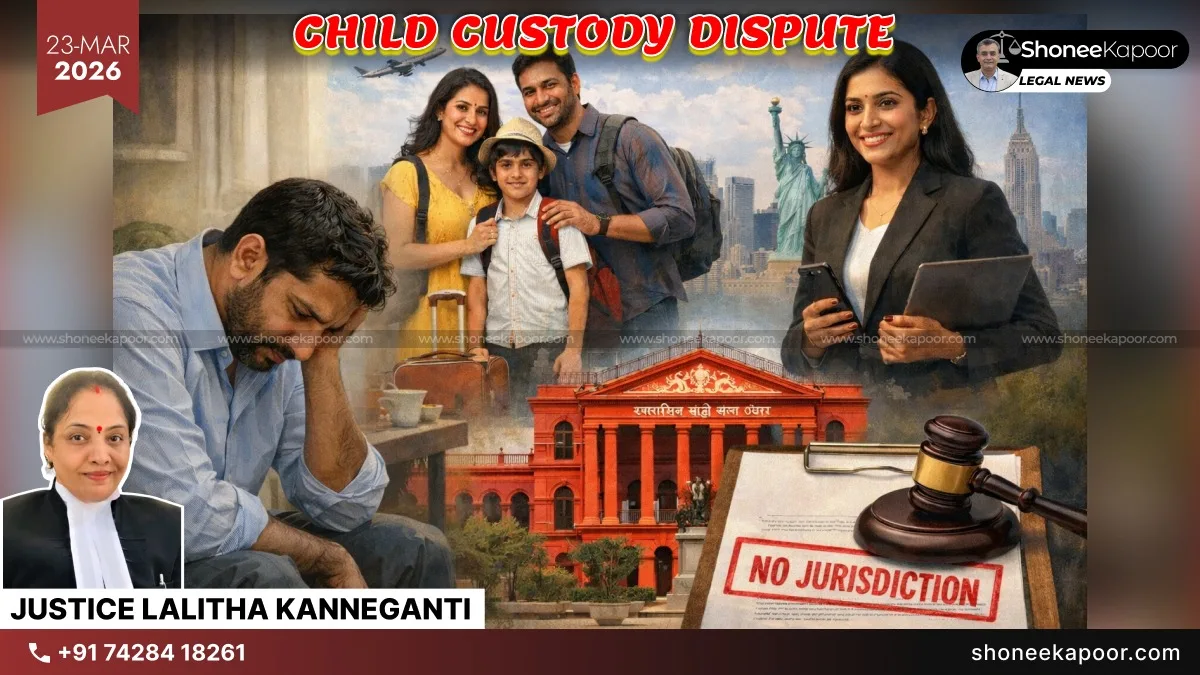 Custody Dispute | Father Raising Child For Six Years Not Enough: Karnataka High Court Orders Return Of Minor To Mother In US, Saying Jurisdiction Depends On Child’s Ordinary Residence