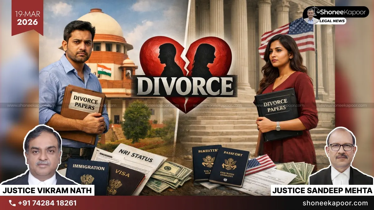 Foreign Divorce Not Valid in India? Supreme Court Clears Big Confusion for NRI Marriages, Says “This Ground is Not Recognised Under the HMA”