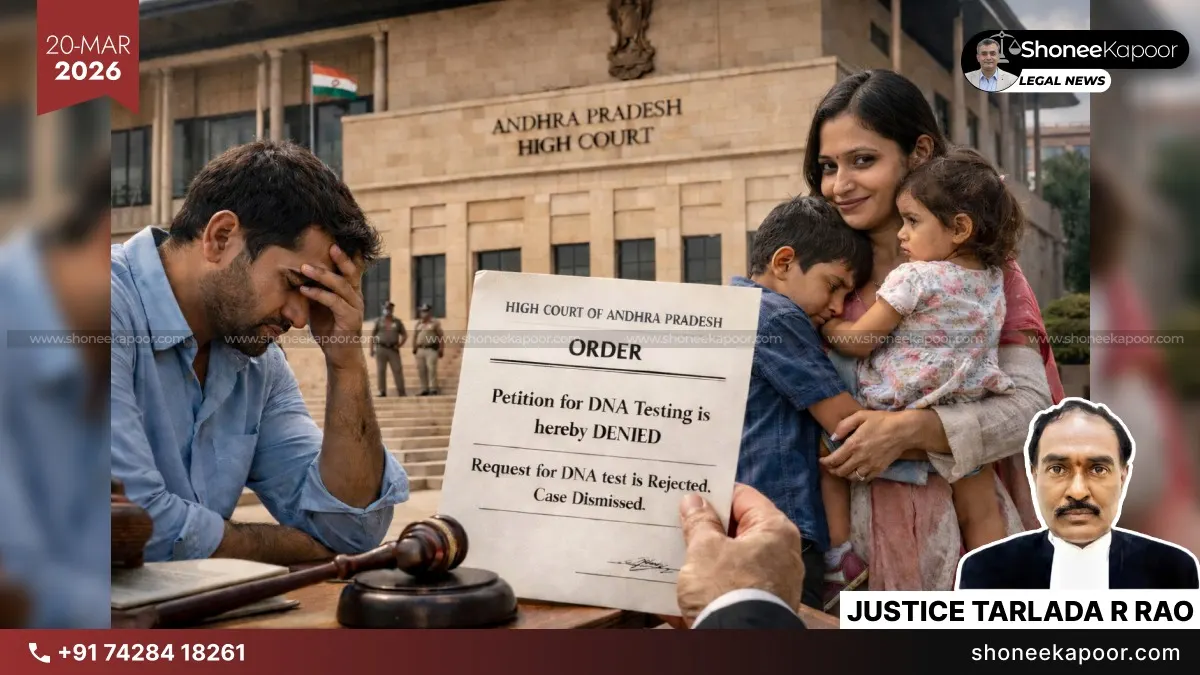 Divorce Case | Husband’s Plea for DNA Test of Children Rejected: Andhra Pradesh High Court Says Such Test Cannot Be Sought to Prove Wife’s Alleged Adultery