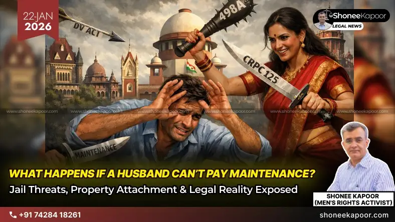 What Happens If a Husband Can’t Pay Maintenance? Jail Threats, Property Attachment & Legal Reality ExposedAuto Draft