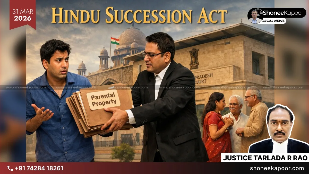 Husband Has No Right And Can’t Get Any Share In Parental Property Inherited By Wife: Andhra Pradesh High Court Cites Hindu Succession Act