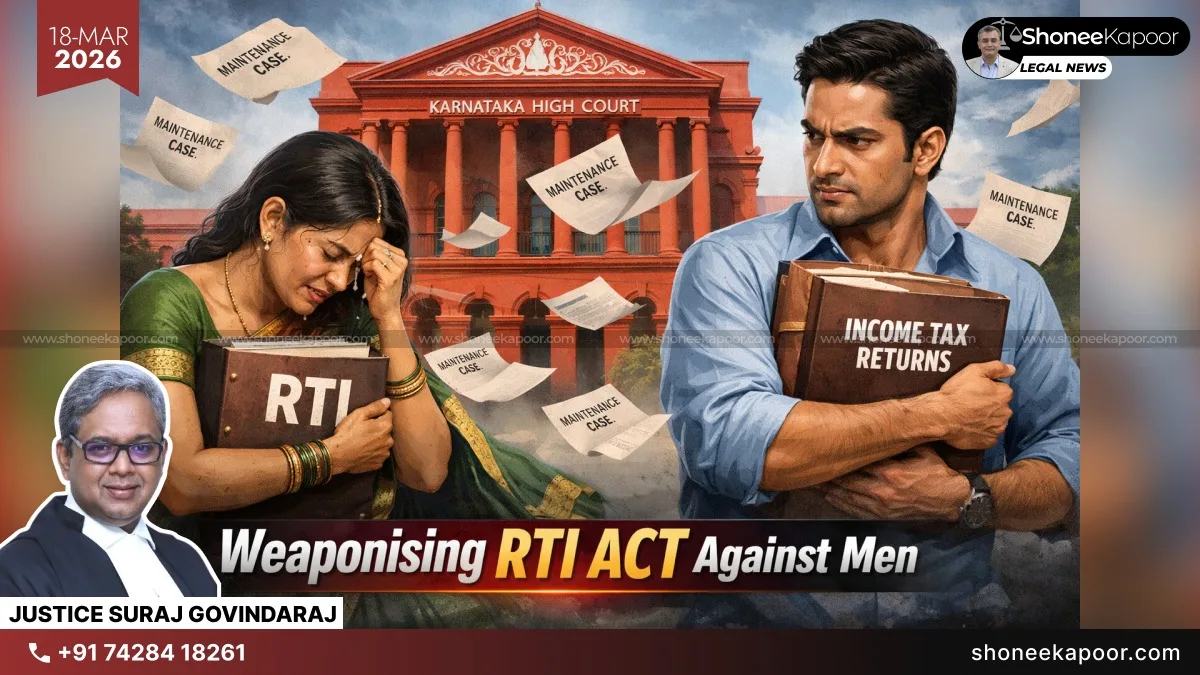 Wife Cannot Access Husband’s ITR via RTI in Maintenance Case: Karnataka High Court Calls It ‘Personal Information’