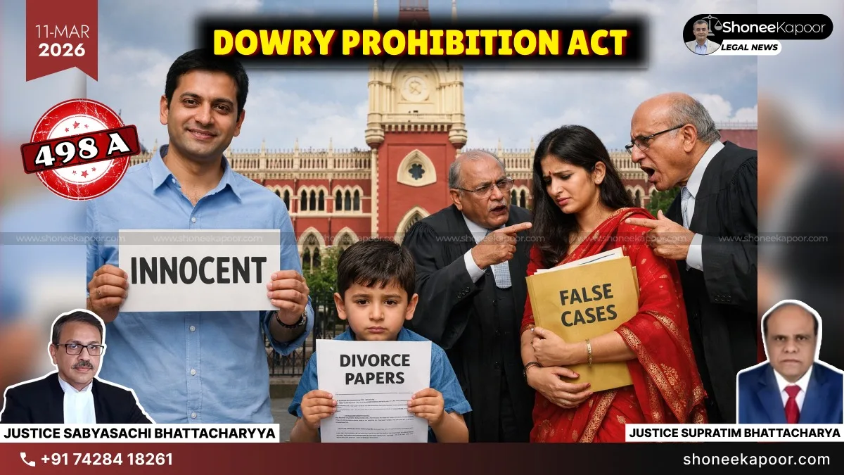 False 498A Case | Baseless Allegations Of Husband’s Affair, Attempt To Kill Child Amount To Mental Cruelty: Calcutta HC Slams Wife & Grants Divorce To Innocent Man