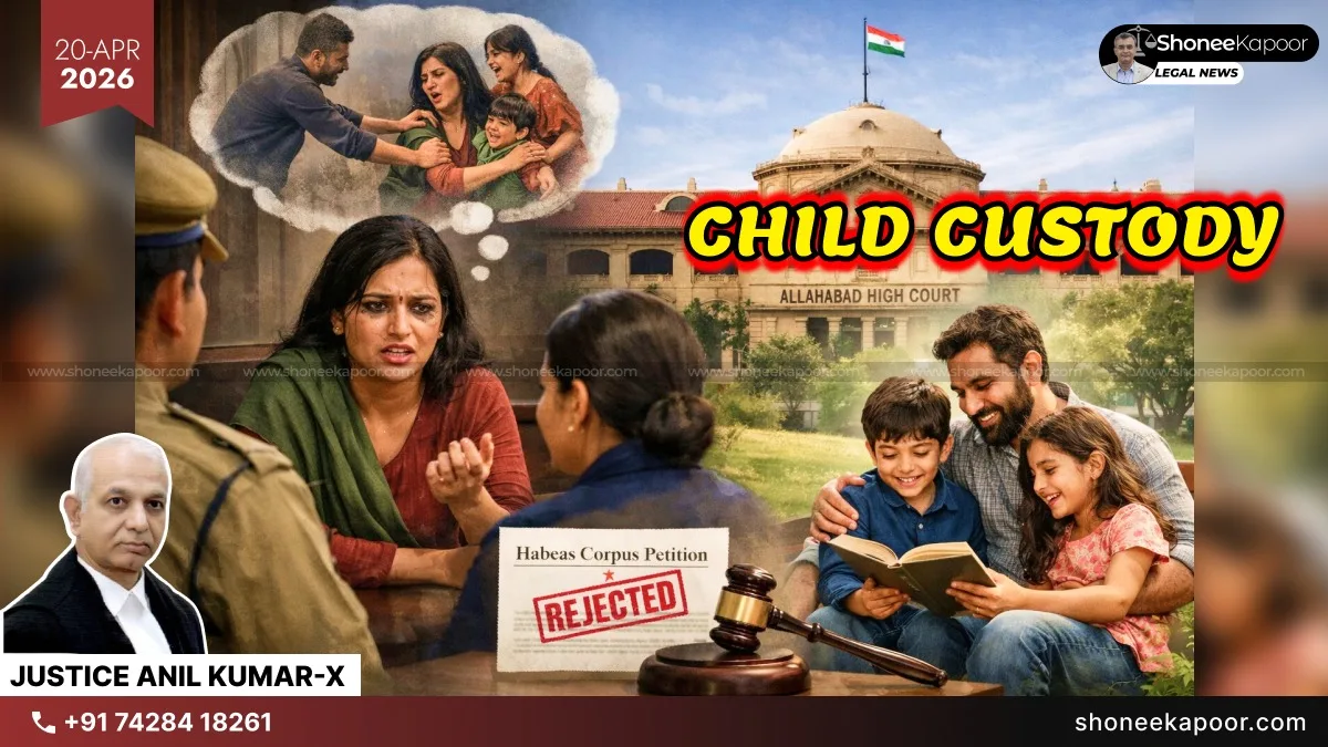 Father Taking Children By Force Does Not Automatically Become Illegal Custody: Allahabad High Court Rejects Mother’s Habeas Corpus Petition, Says No Court Order Was Violated