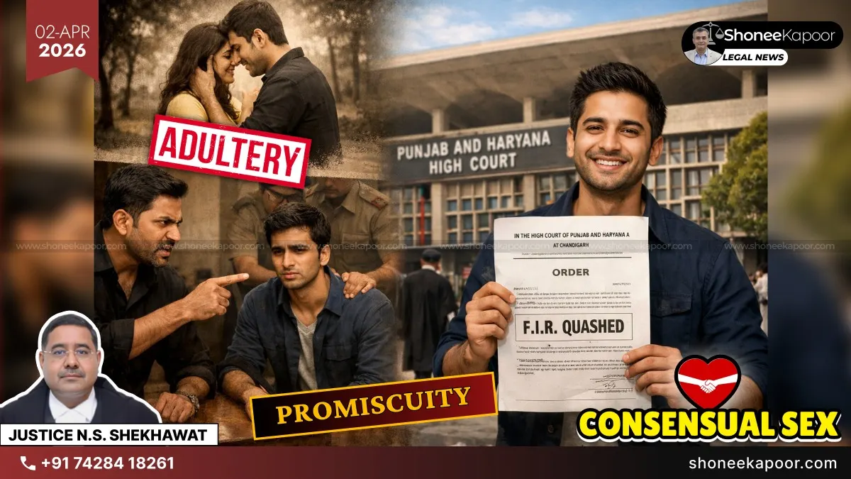 Consensual Sex Cannot Be Converted Into Rape Case: Punjab & Haryana High Court Sets Aside FIR, Terms Adulterous Conduct as Promiscuity, Not Criminal Offence