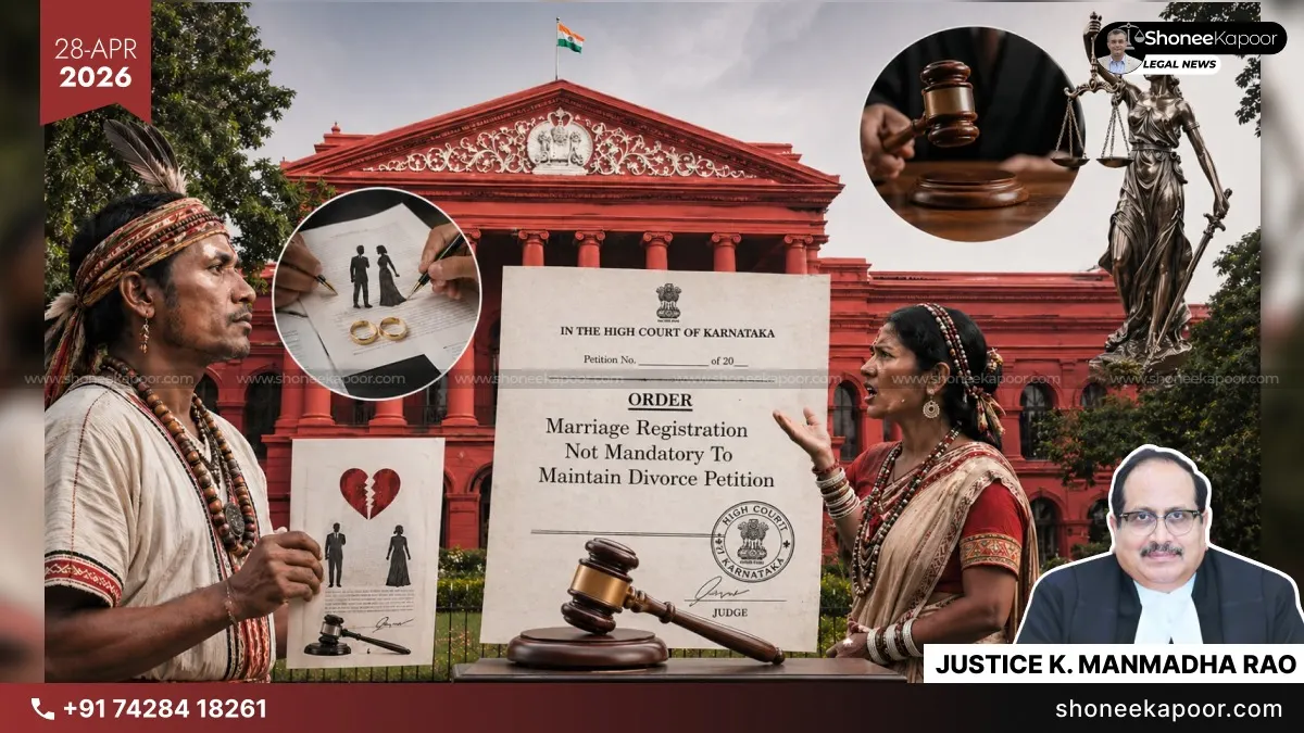 Unregistered Marriage ≠ No Divorce Rights: Karnataka High Court Upholds Maintainability of Divorce Petition Under Special Marriage Act Without Marriage Registration
