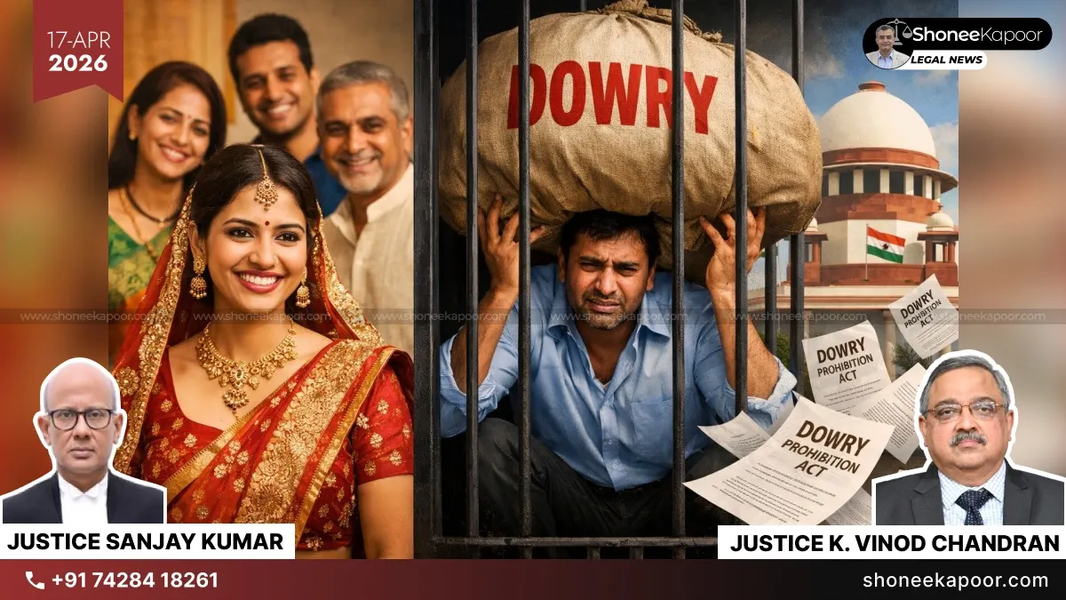 Supreme Court: Wife &amp; In-Laws Can’t Be Prosecuted For Giving Dowry Based On Her Complaint Against Husband For Taking Dowry