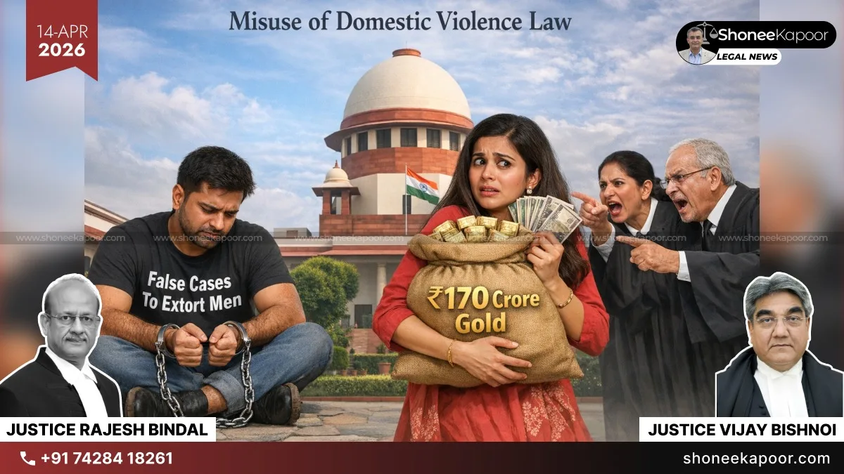 False Cases Are Used To Extort Men: Supreme Court Crushes Woman’s ₹170 Crore Gold Claim, Warns Her Against Misuse of Domestic Violence Law