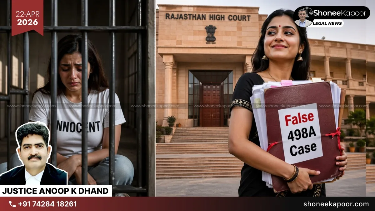 False 498A Case | “Heat Of Moment Mein Rishtedaar Fasa Diye Jaate Hain”: Rajasthan High Court Quashes Case And Saves Innocent Sister-In-Law