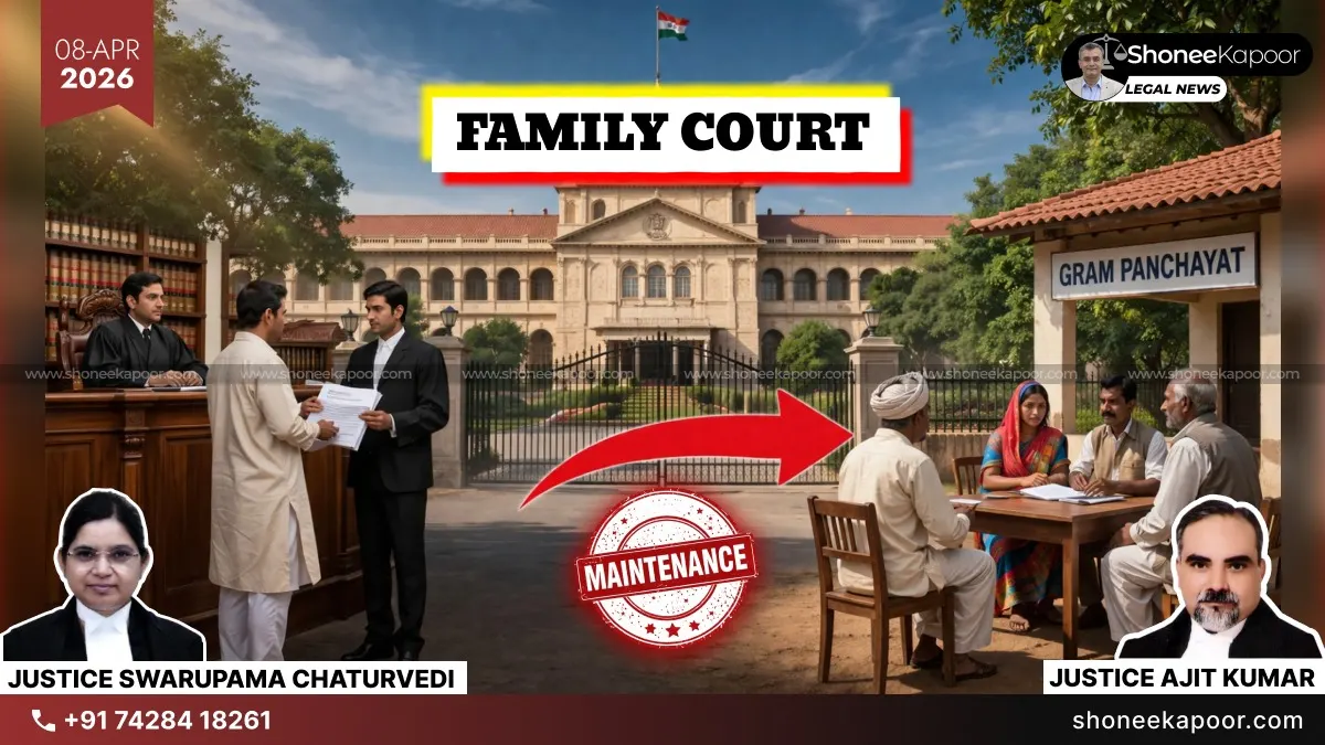 Maintenance Cases Can Be Transferred From Family Court To Gram Nyayalaya Without Consent: Allahabad High Court Says Challenge The Law, Not Just The Process