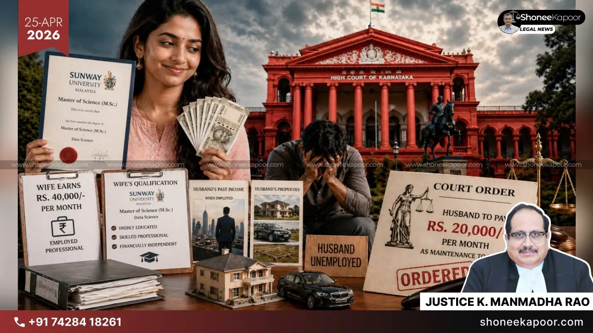 Wife’s Salary Of ₹40K Insufficient, Husband Must Continue Paying ₹20K Maintenance Despite Unemployment: Karnataka High Court