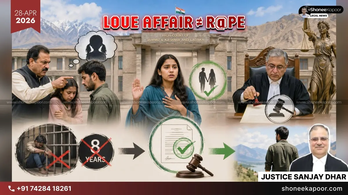 Love Relationship Opposed By Family Does Not Constitute Rape: J&K And Ladakh High Court Quashes Conviction Of Innocent Man, Sets Aside 8-Year Sentence