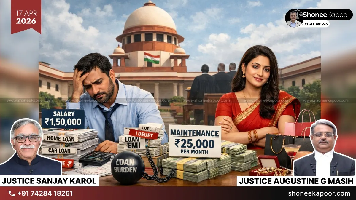 Husband Must Maintain Wife First, Loan EMIs No Defence: Supreme Court Enhances Maintenance To ₹25,000