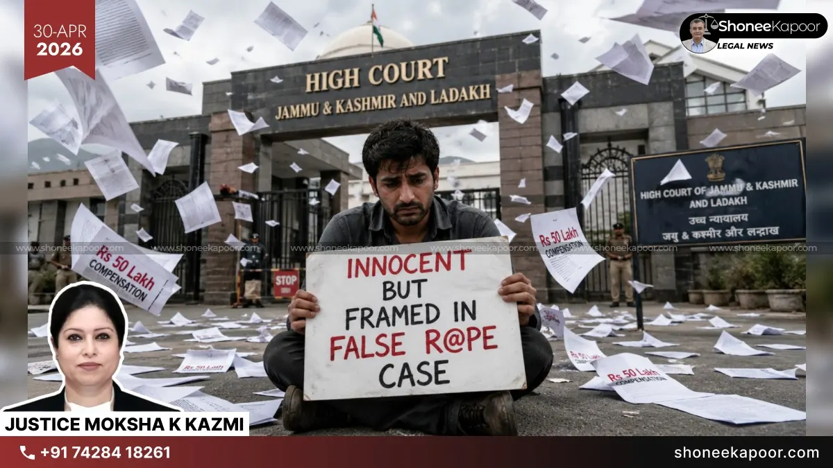 Man Seeks Rs 50 Lakh Compensation Over False Rape Case & Illegal Detention Which Destroyed His Life: Jammu & Kashmir and Ladakh High Court