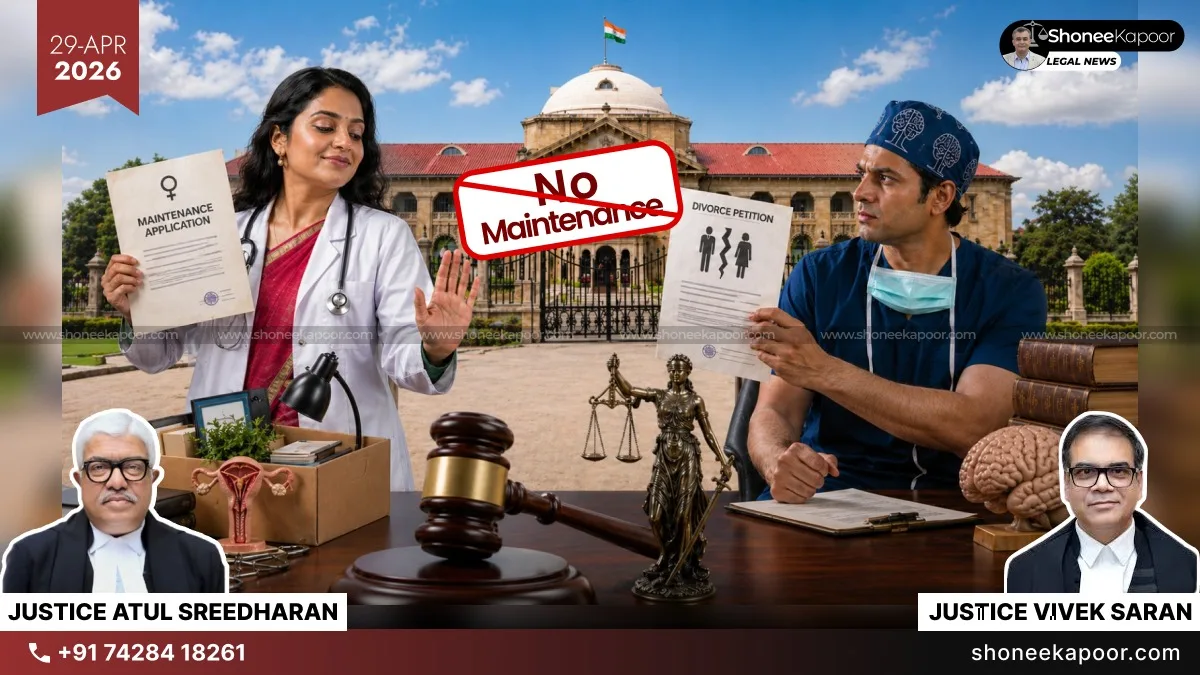 Merely Remaining Jobless Does Not Create Maintenance Right When Wife Is Highly Qualified: Allahabad High Court Upholds Rejection Of Section 24 Maintenance To MD Gynecologist Wife