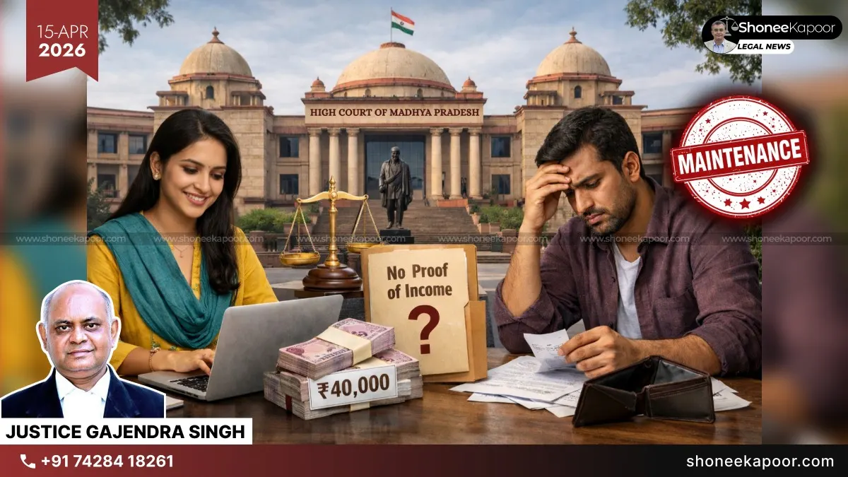 Wife’s Engineering Degree Irrelevant Without Proof of Income: MP High Court Upholds Husband’s Liability to Pay ₹40,000 Maintenance Under Section 125 CrPC