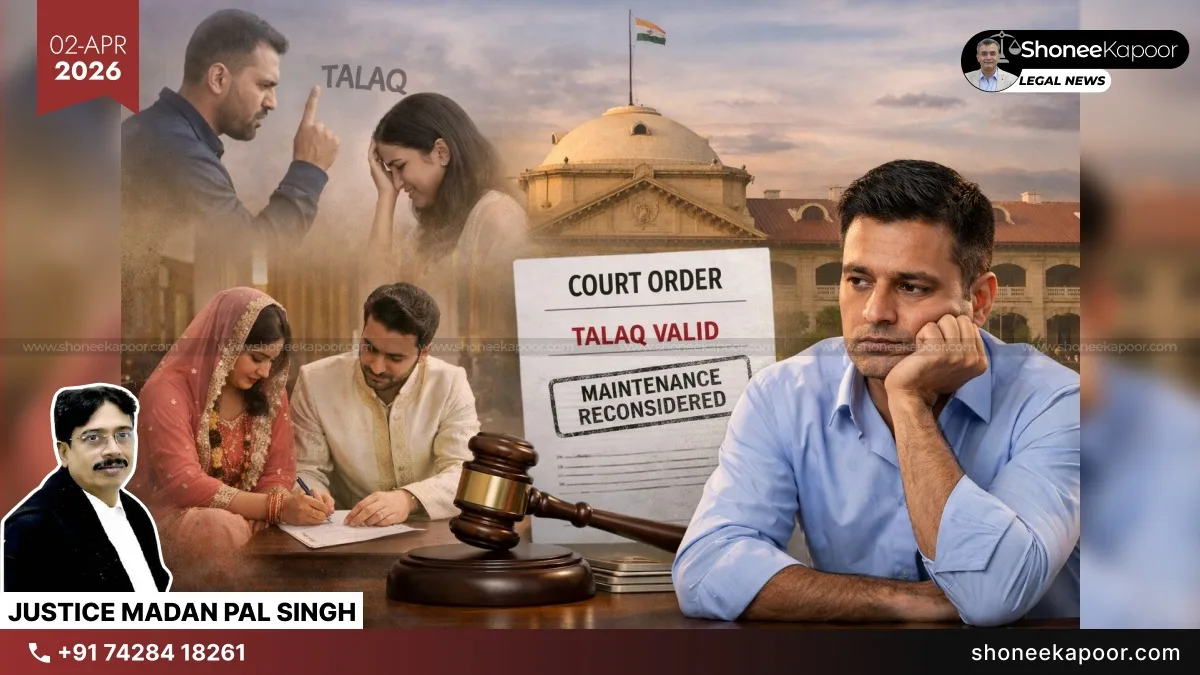 Talaq Takes Effect When Pronounced By Husband, Not When Court Confirms It: Allahabad High Court Directs Fresh Consideration Of Wife’s Maintenance Claim 