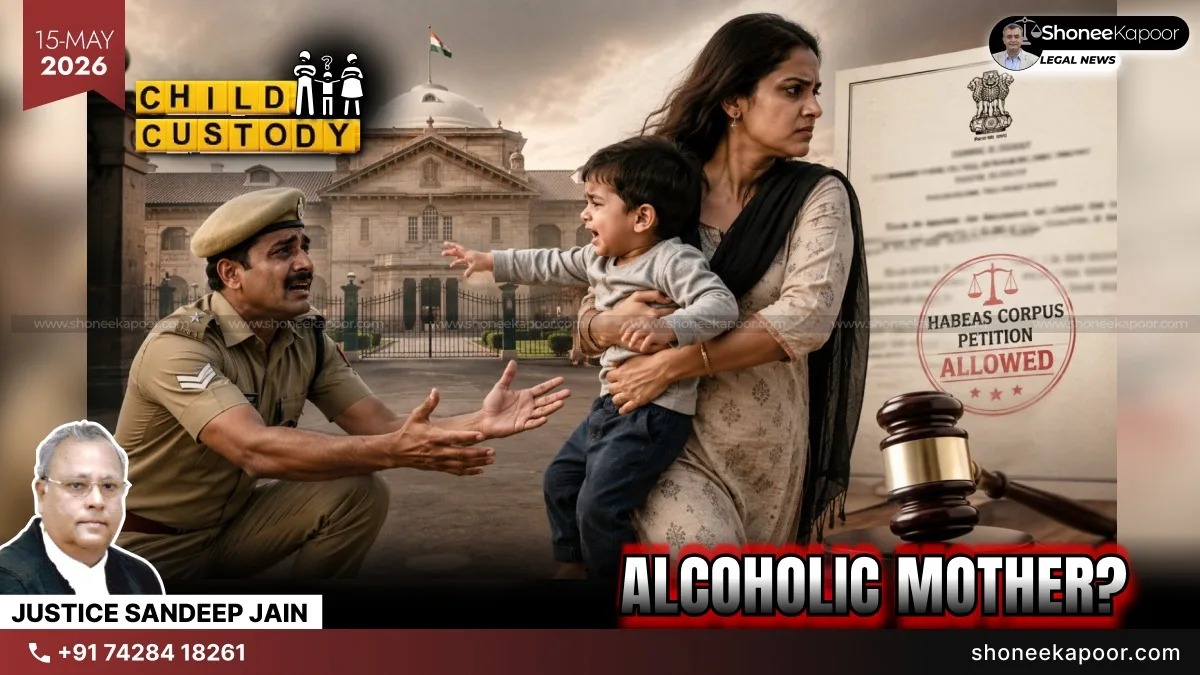 Custody of 2-Year-Old Child Given to Allegedly Alcoholic Wife? Allahabad High Court Says “Medical Records Insufficient to Declare Woman Alcoholic or Unfit”