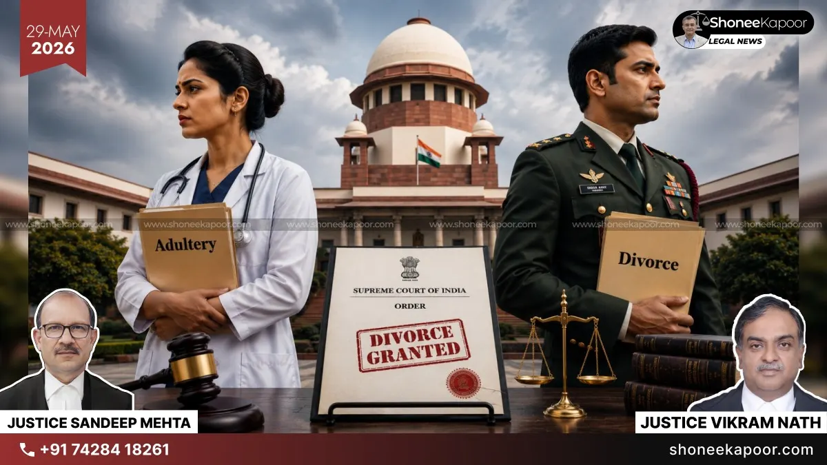 Army Officer Wins Divorce Battle | Wife Insisted Alleged Adultery Be Proven First: Supreme Court Says Marriage Had Broken Down Beyond Repair After 8 Years Apart