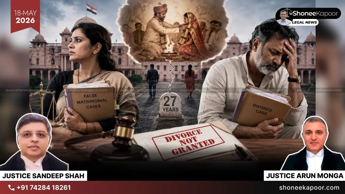 Wife Living Separately For 27 Years Due To Government Service Posting Cannot Be Called Desertion: Rajasthan High Court Refuses Divorce To Husband