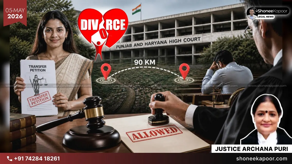 Husband’s Divorce Petition Shifted 90 KM Away From Nuh To Faridabad: Punjab & Haryana High Court Allows Wife’s Transfer Plea, Says ‘Single Parenting Is Arduous Task’