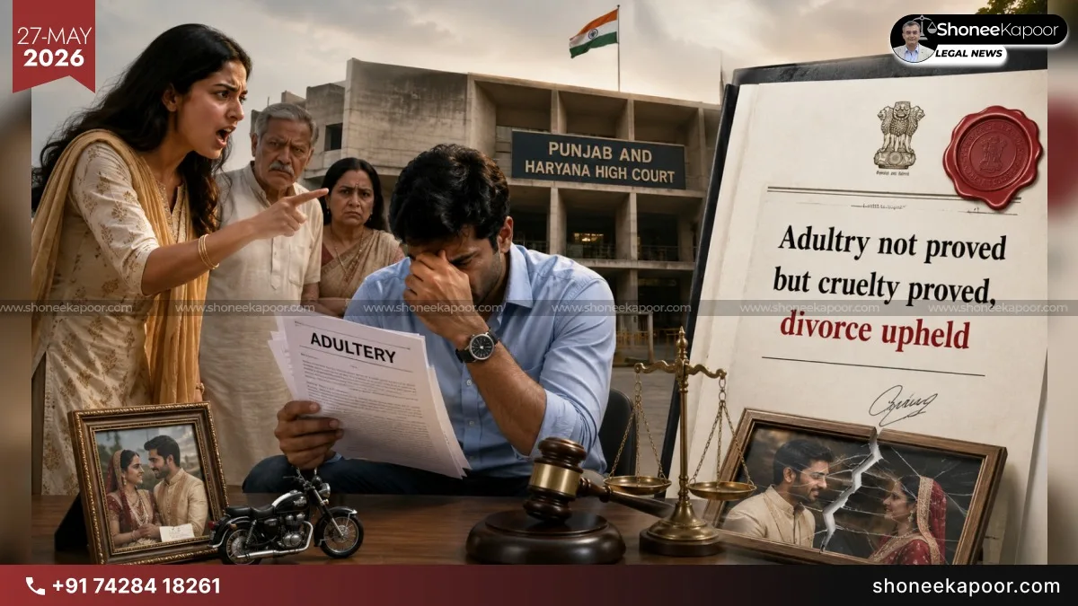 One Meeting With Ex Cannot Prove Adultery, But False Allegations By Wife Amount To Cruelty: Punjab & Haryana High Court Upholds Divorce In Favour Of Husband