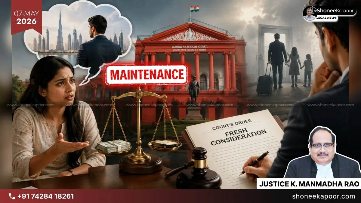 Six To Seven Months Of Cohabitation Alone Cannot Defeat Interim Maintenance Claim: Karnataka HC Orders Fresh Consideration In Wife’s Plea Against Husband Allegedly Working In Dubai