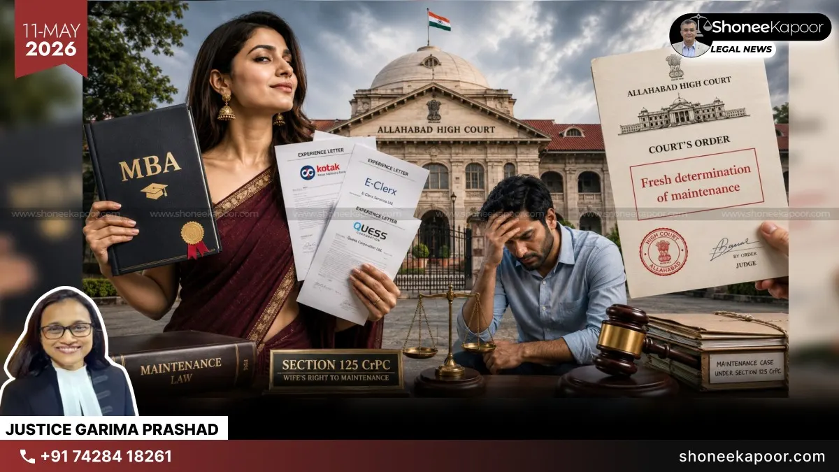 Wife’s MBA Degree, Prior Corporate Experience Not Enough To Deny Maintenance Under Section 125 CrPC: Allahabad High Court