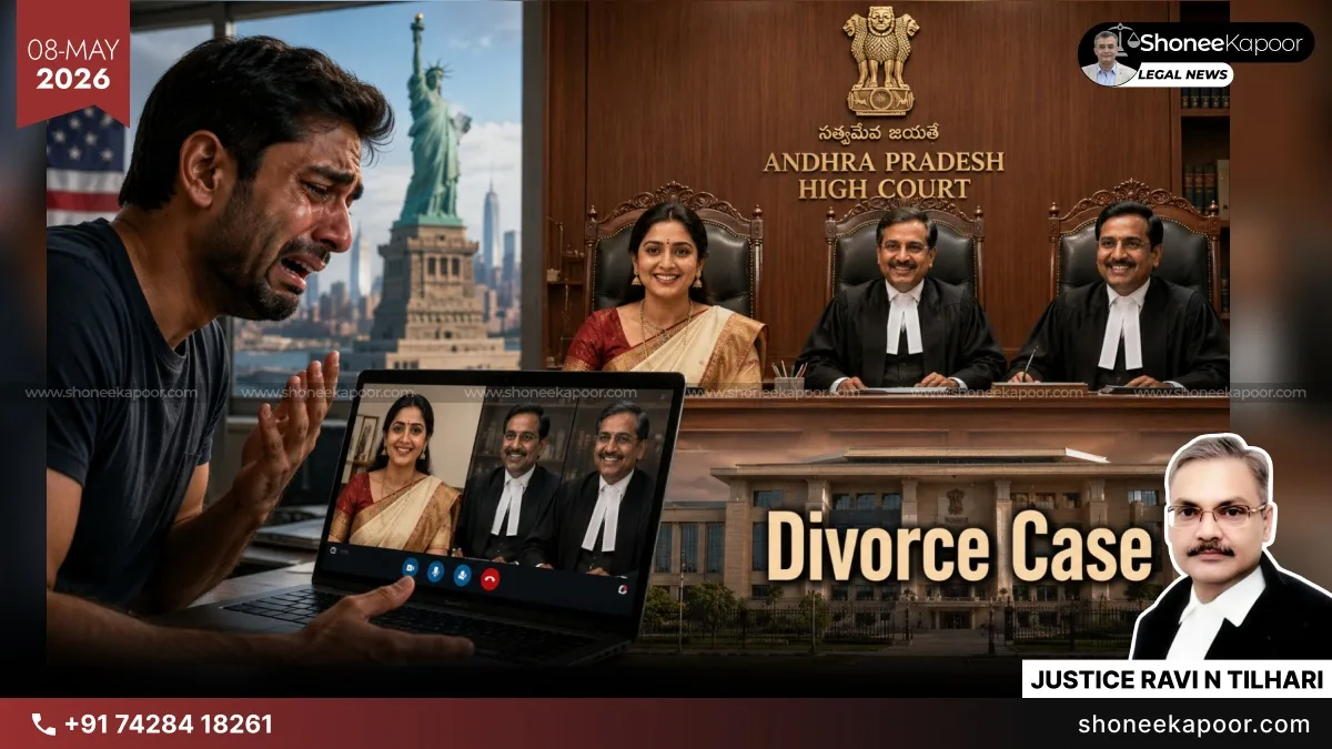 NRI Husband In USA Denied Reconciliation Via Video Conferencing In Divorce Case Despite Genuine Employment Constraints: Andhra Pradesh High Court