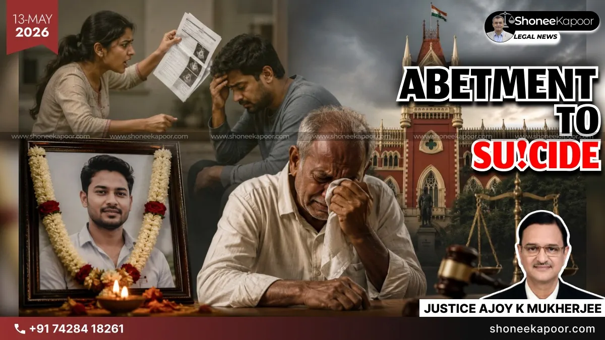 Questioning Husband’s Manhood And Causing Mental Humiliation Does Not Establish Abetment Of Suicide: Calcutta High Court Quashes Case Against Wife & Family