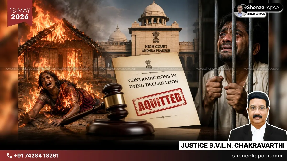 Innocent Man Framed By Prosecution In Wife Burn-Death Case: Andhra Pradesh HC Acquits Husband, Says 1st Dying Declaration Was Hidden