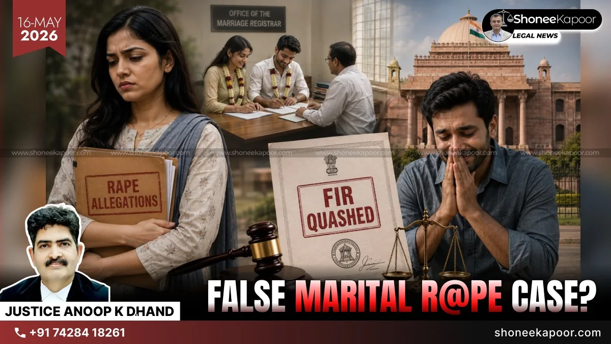 Wife’s Rape Allegations Against Legally Wedded Husband Not Maintainable If She Freely Entered Marriage As Major: Rajasthan High Court Quashes FIR U/S 376 IPC